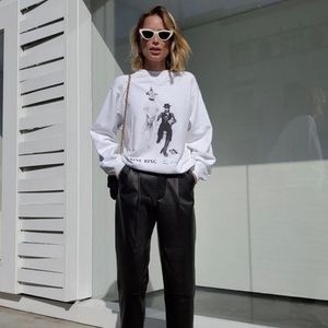 Anima Bing Ramona Sweatshirt Ab X TO David Bowie - White